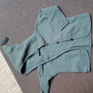 Precious muslin shirt jacket